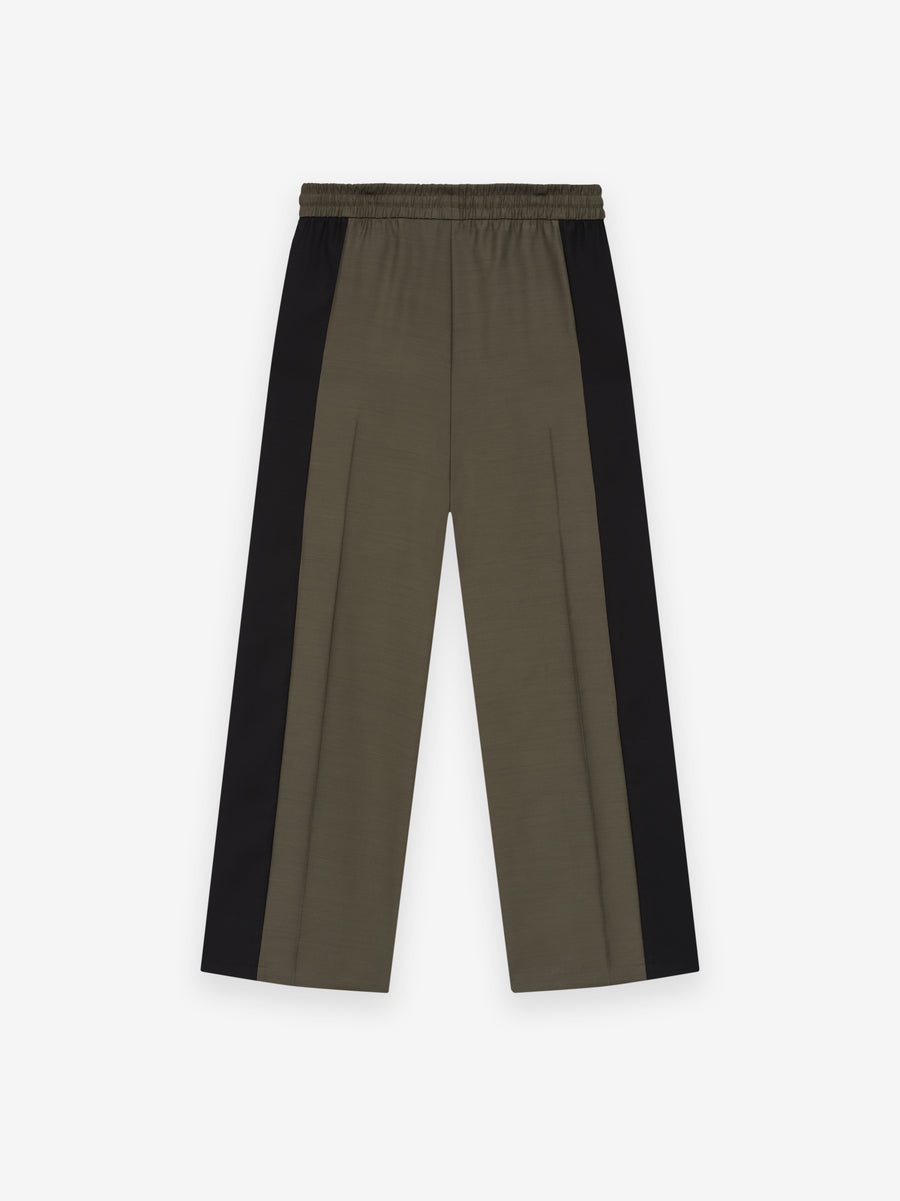 Wool Silk Side Stripe Pants - 2