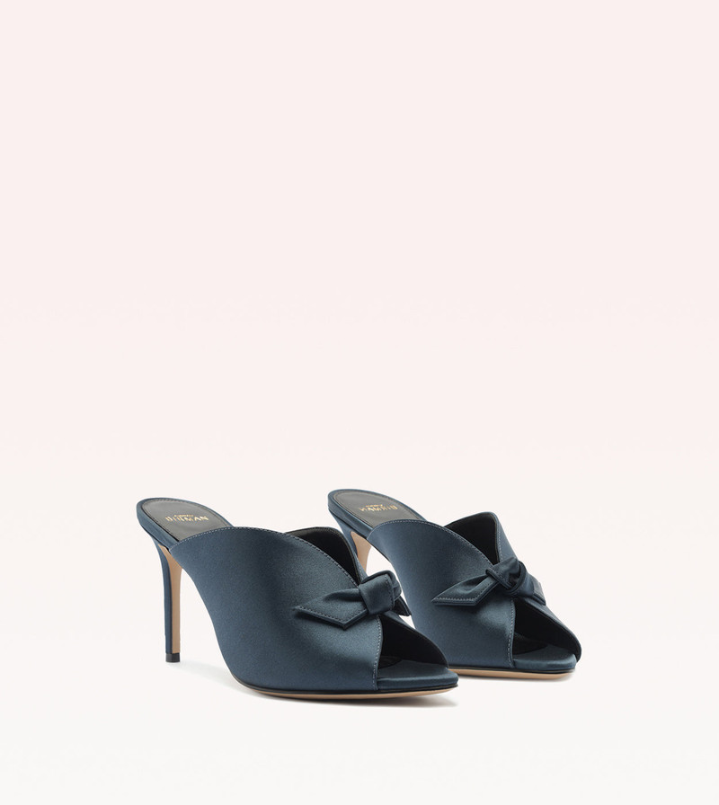 ALEXANDRE BIRMAN CLARITA VAMP 85 SATIN NAVY BLUE outlook