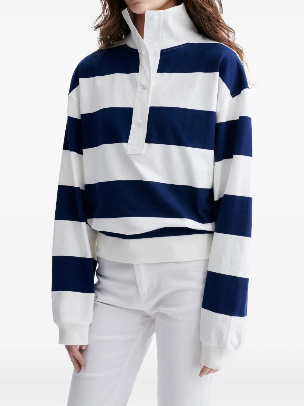 Halek striped polo top - 1