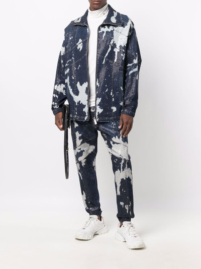 DSQUARED2 tie-dye denim jacket outlook