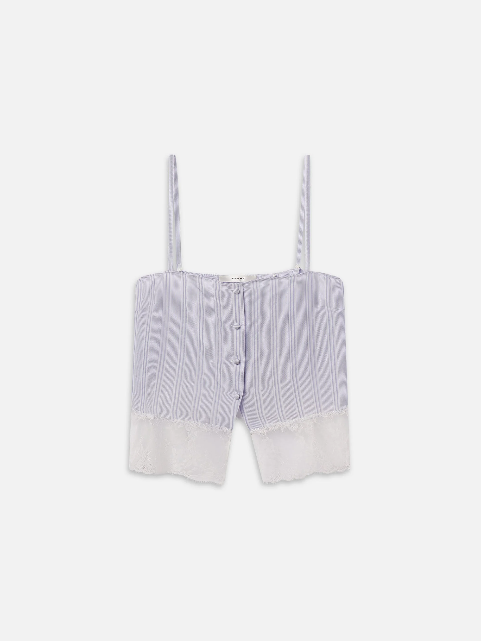 The Stripe Lace Cami - 1