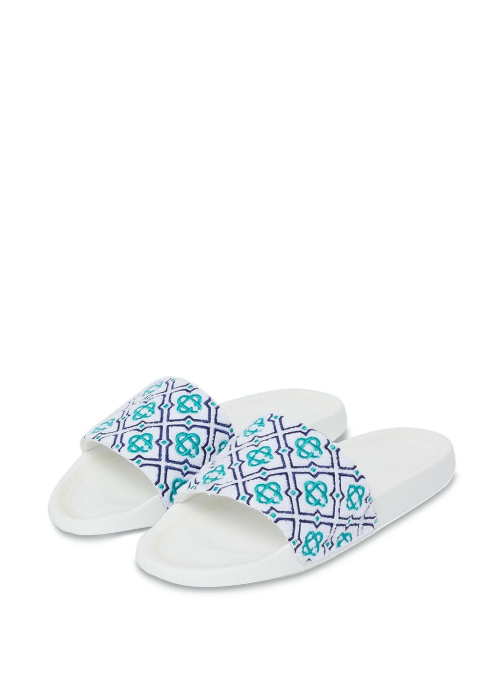 monogram flip flops - 2
