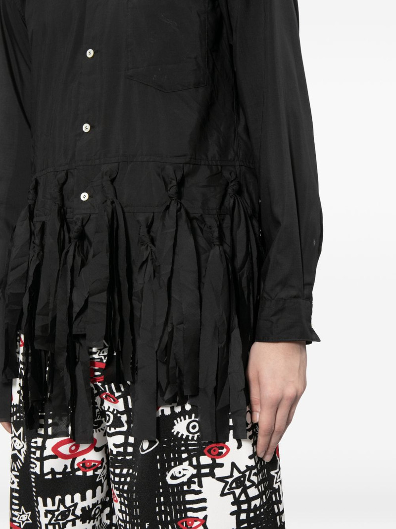 fringe long-sleeve shirt 6