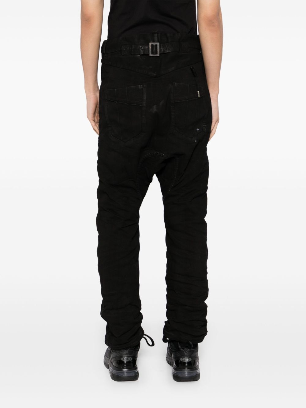 drop-crotch trousers - 4