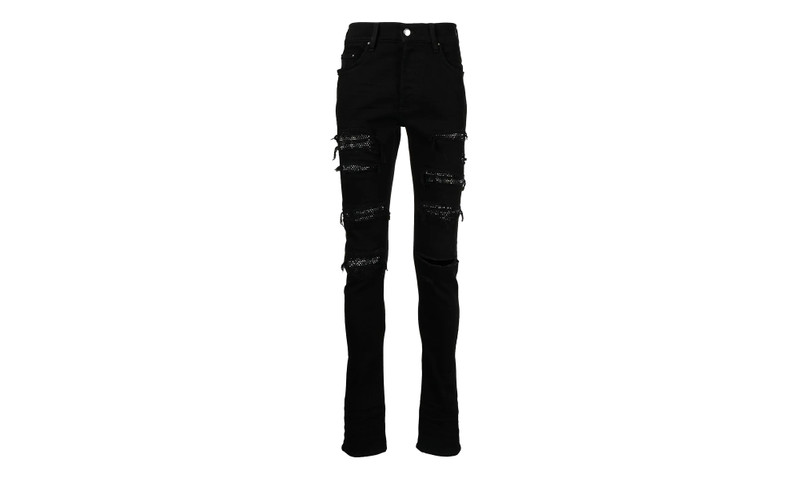 Crystal Thrasher Jeans "Overdyed Black" SS23MDS006 018 1