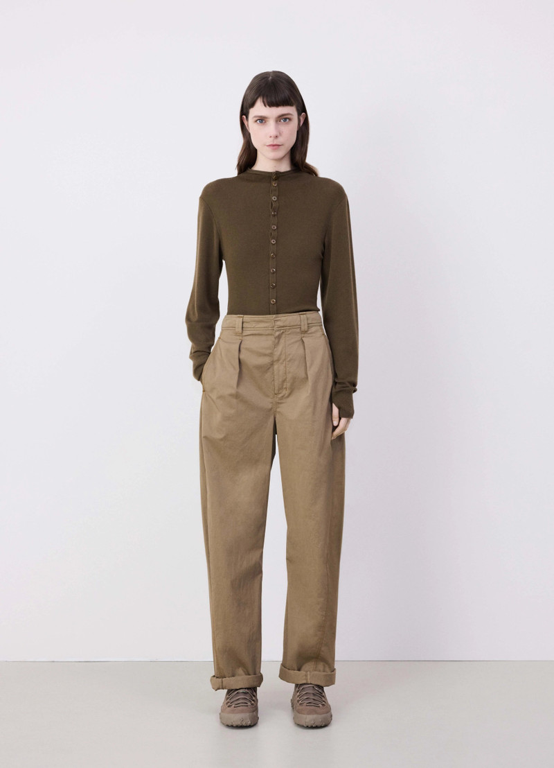 Lemaire FITTED SEAMLESS CARDIGAN | REVERSIBLE