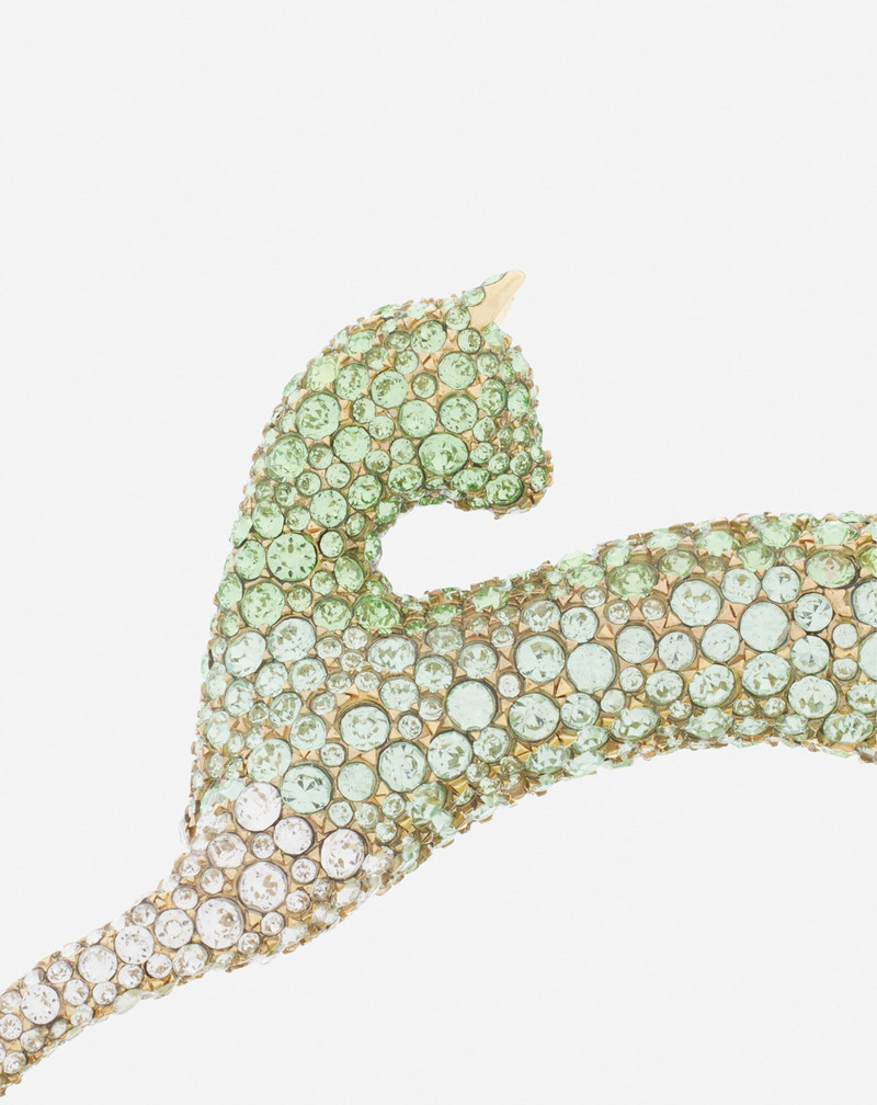 NANO PENCIL CAT BAG IN LEATHER AND RHINESTONES 7