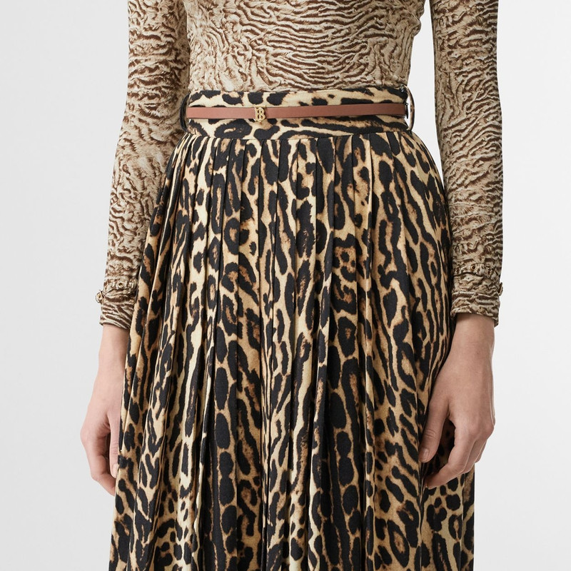 Reversible Monogram Motif Leather Wrap Belt 8