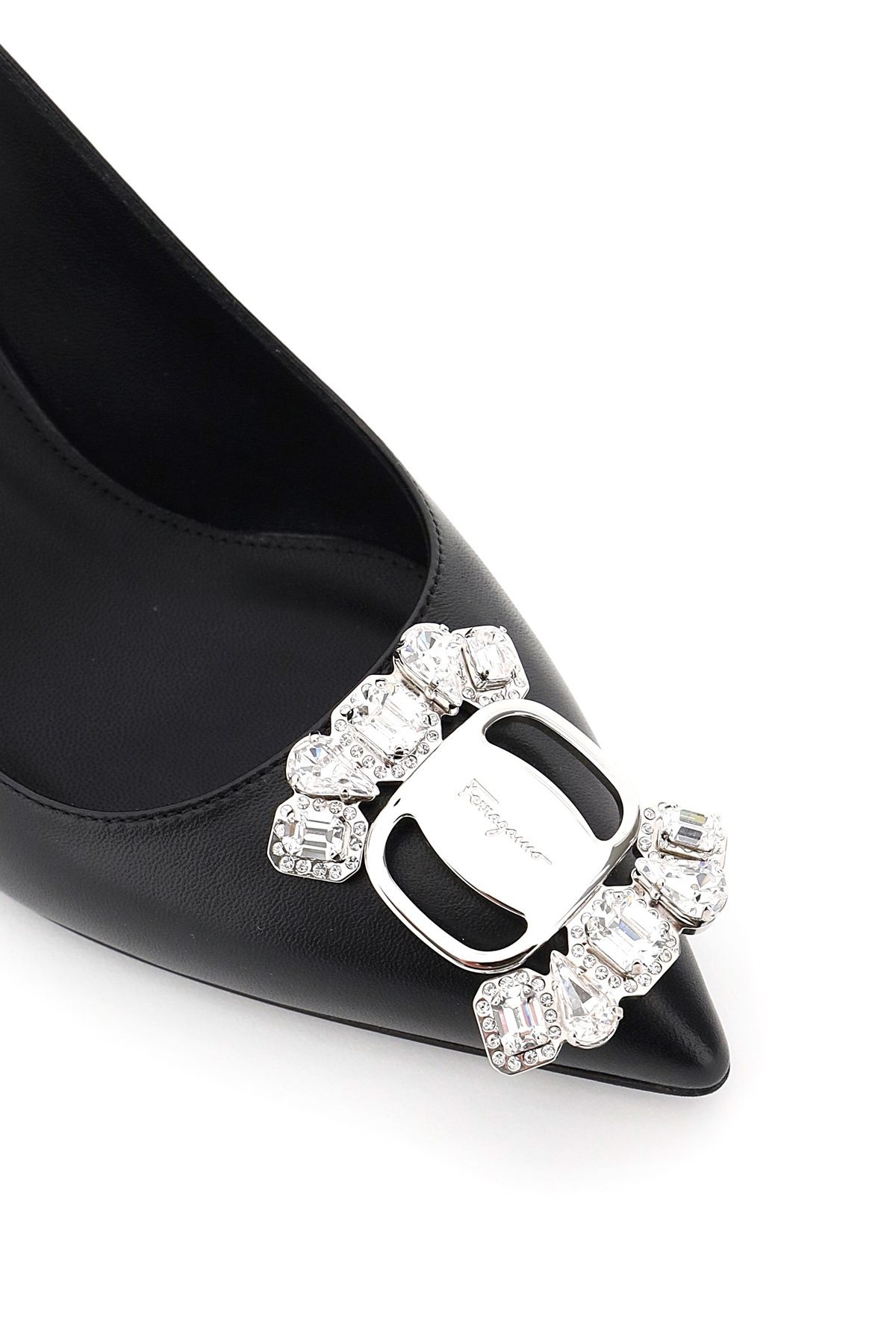 HIROSHI SLINGBACK PUMPS CRYSTAL - 4