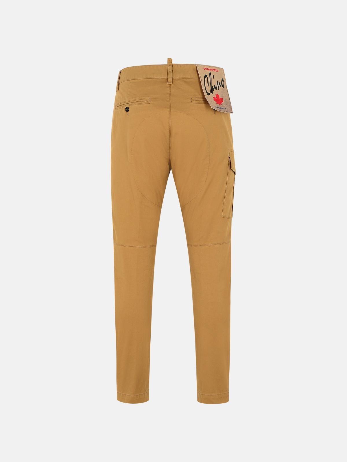 'SEXY' BEIGE COTTON CARGO PANTS - 3