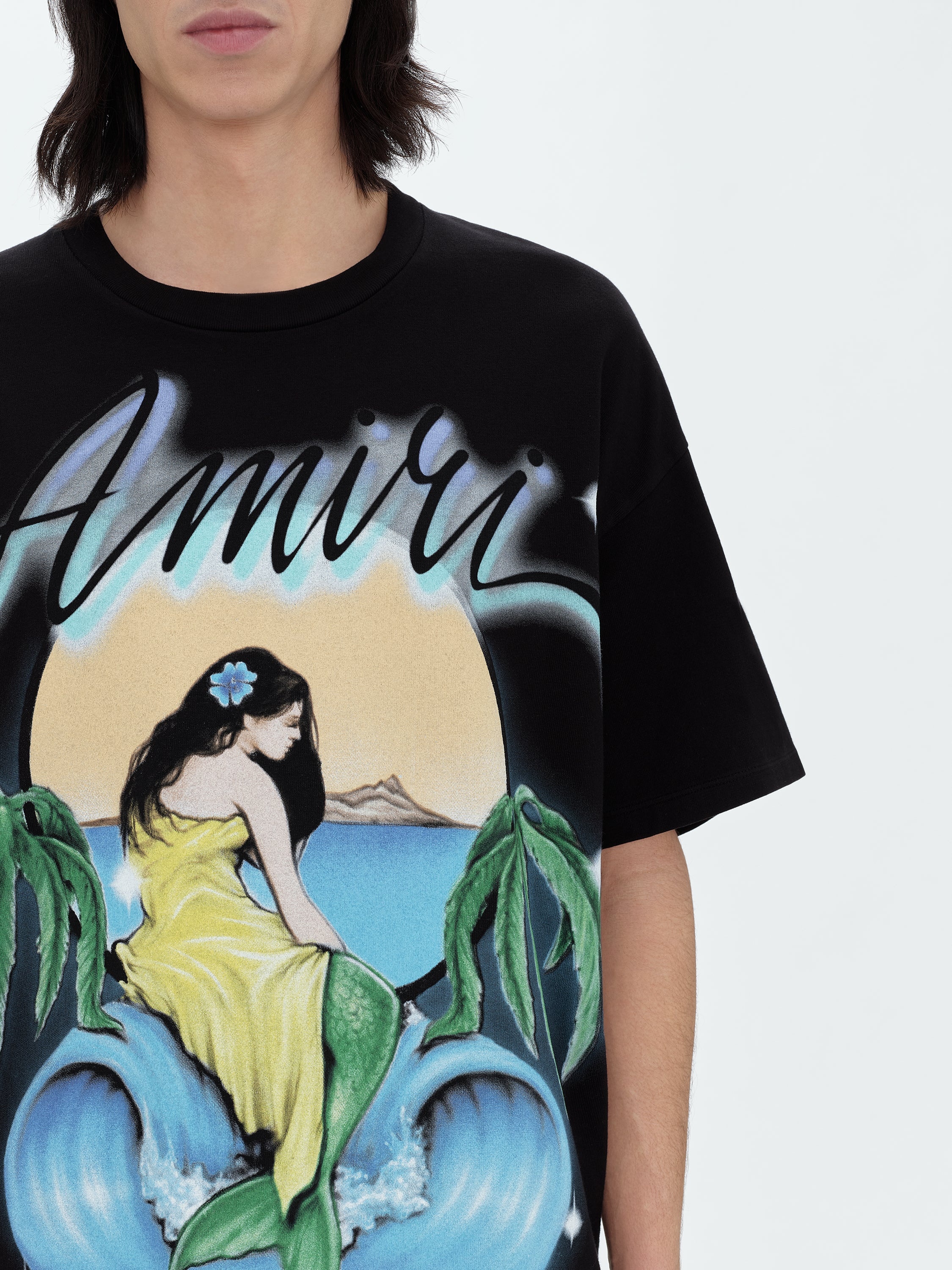 AMIRI OVERSIZED AMIRI MERMAID TEE - 6954542039105 | REVERSIBLE
