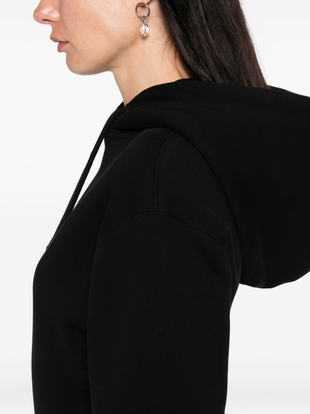 cotton hooded bodysuit - 5