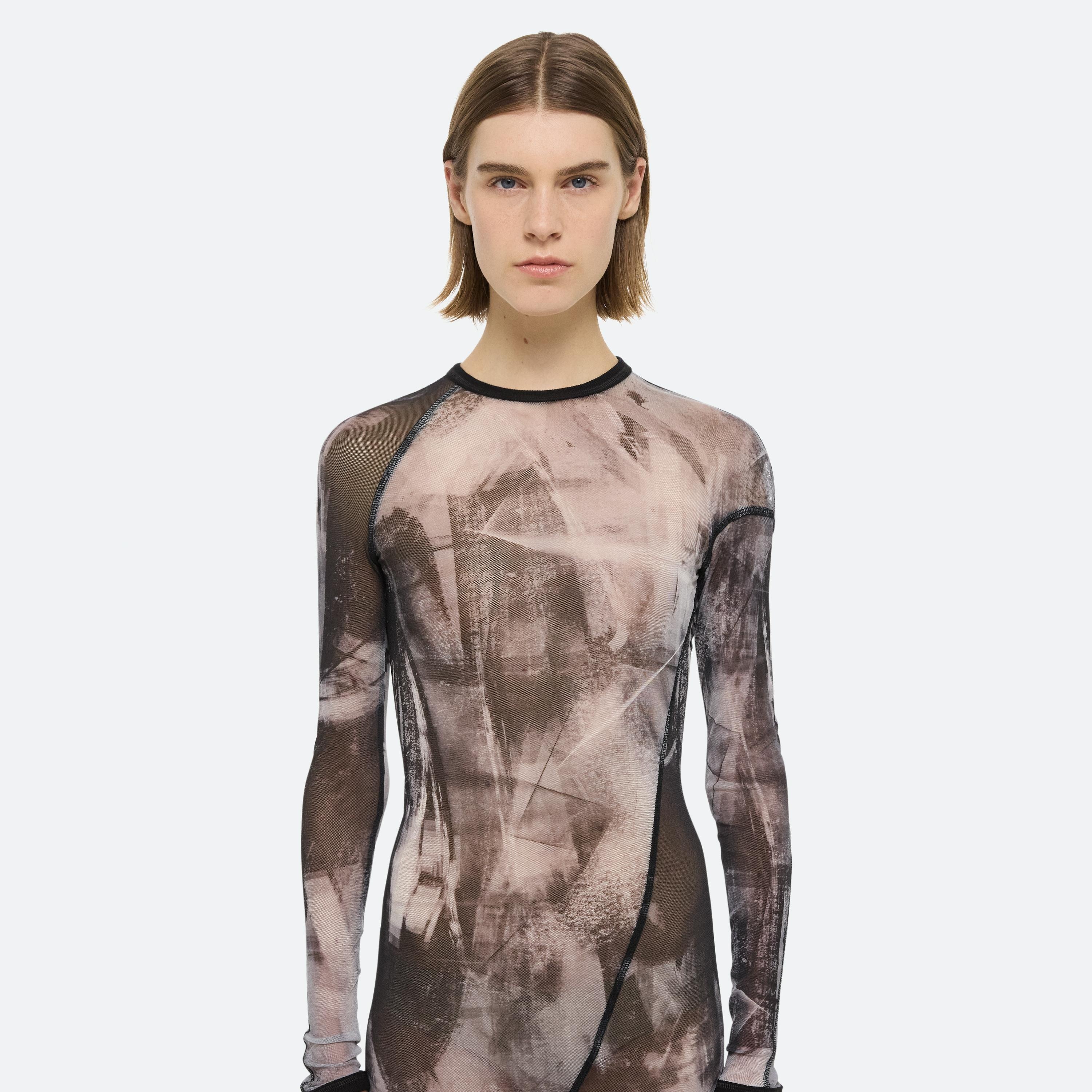 SCRIBBE TWISTED DRESS - 6