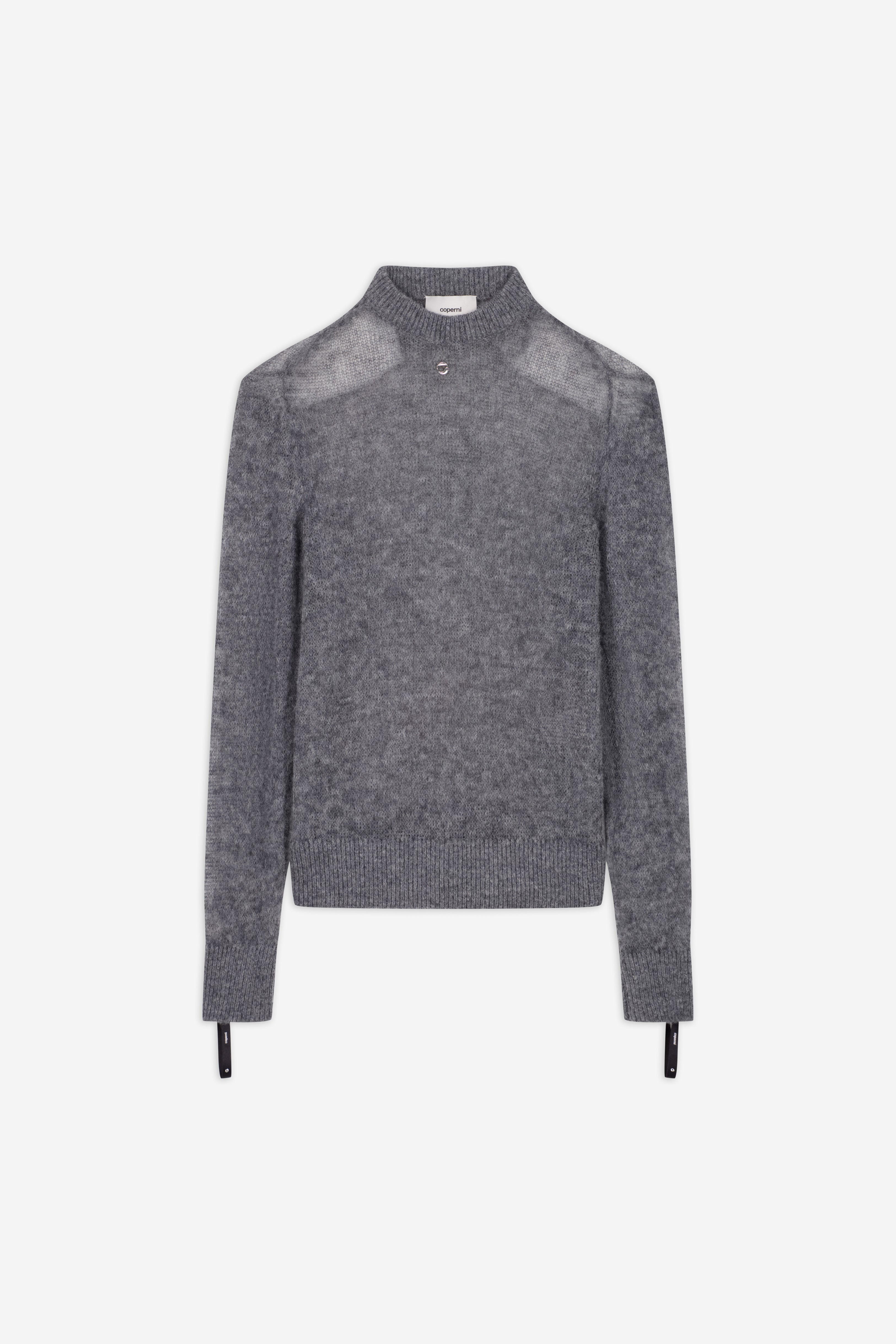 Transparent Alpaca Crewneck - 1