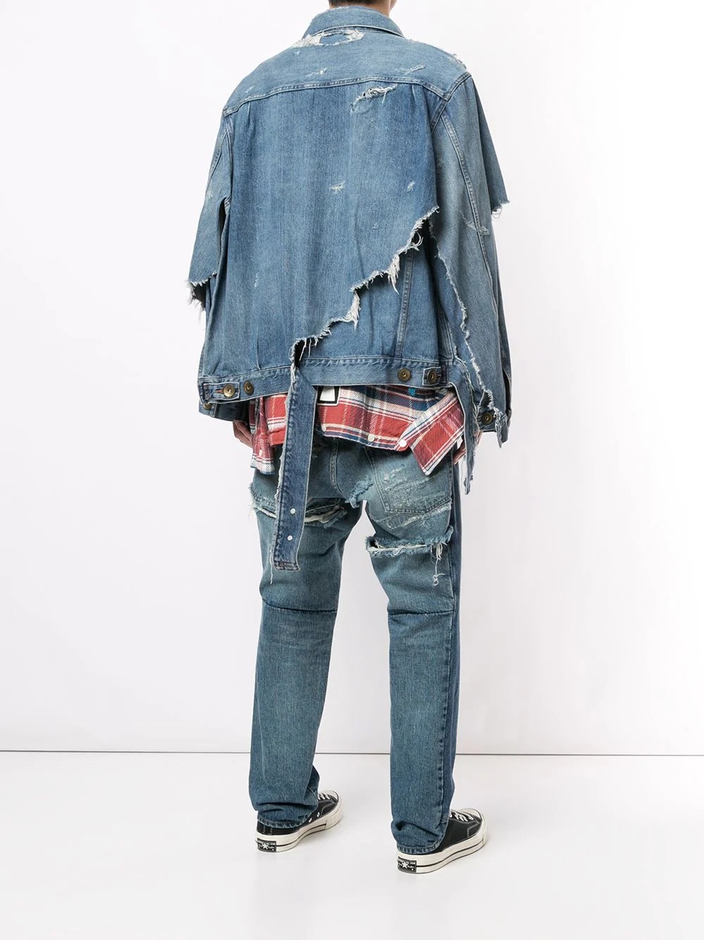 Broken Layer denim jacket - 4