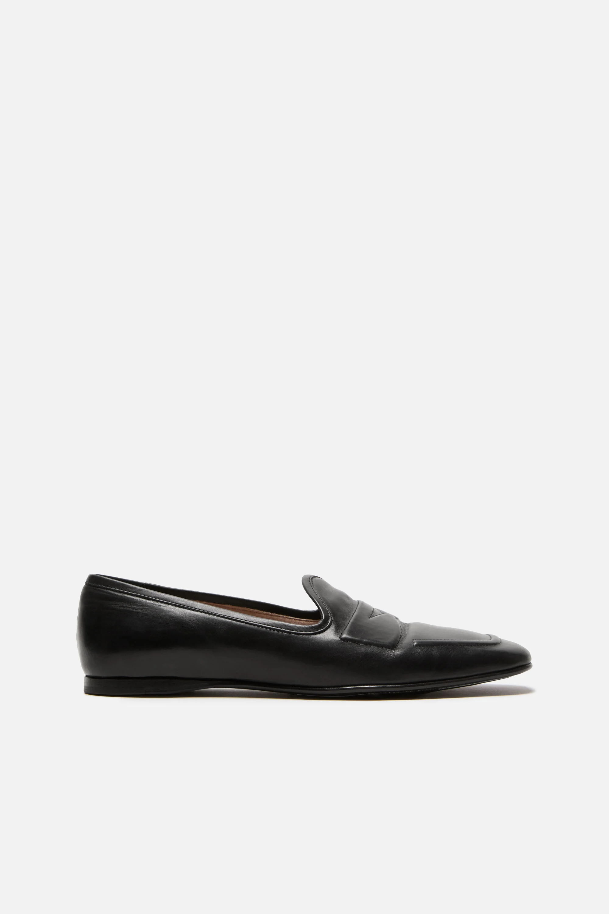 Leather loafers - Black - 1