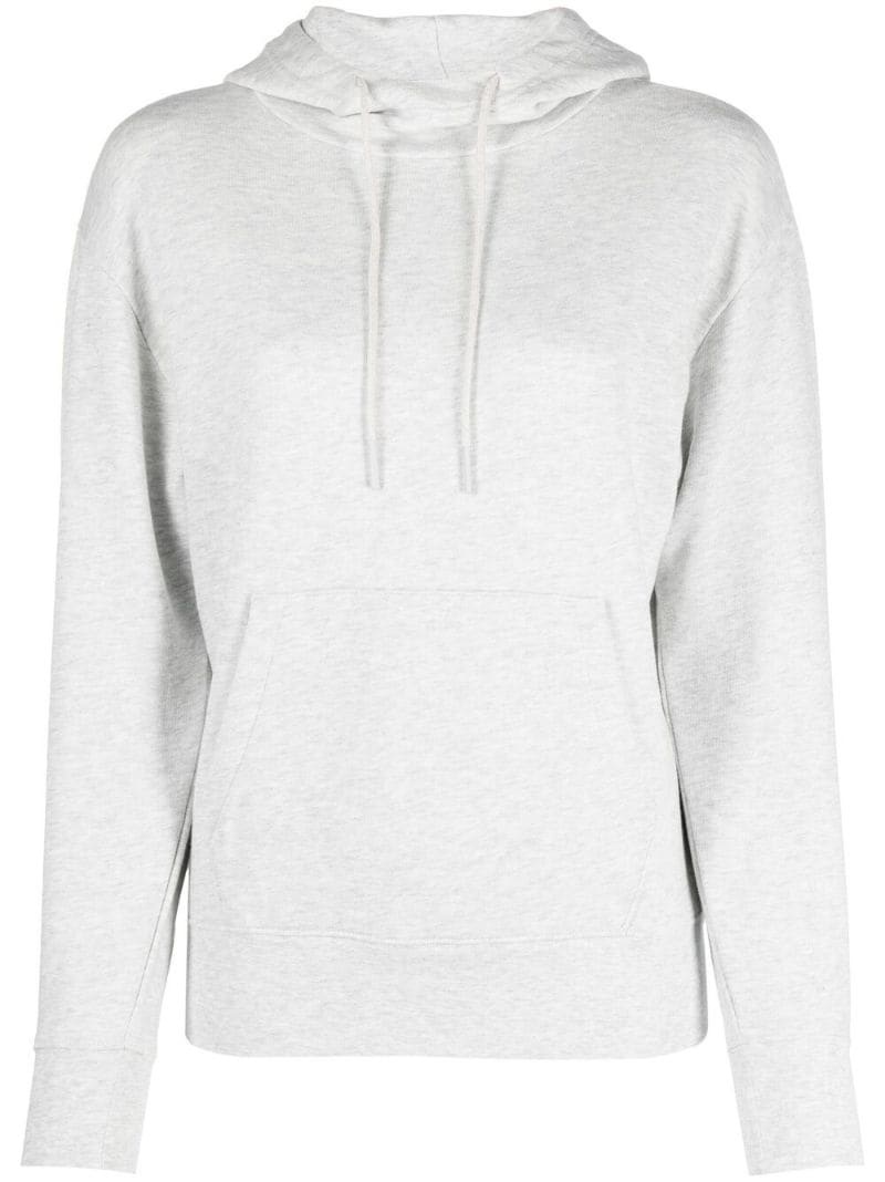 drawstring cotton hoodie - 1