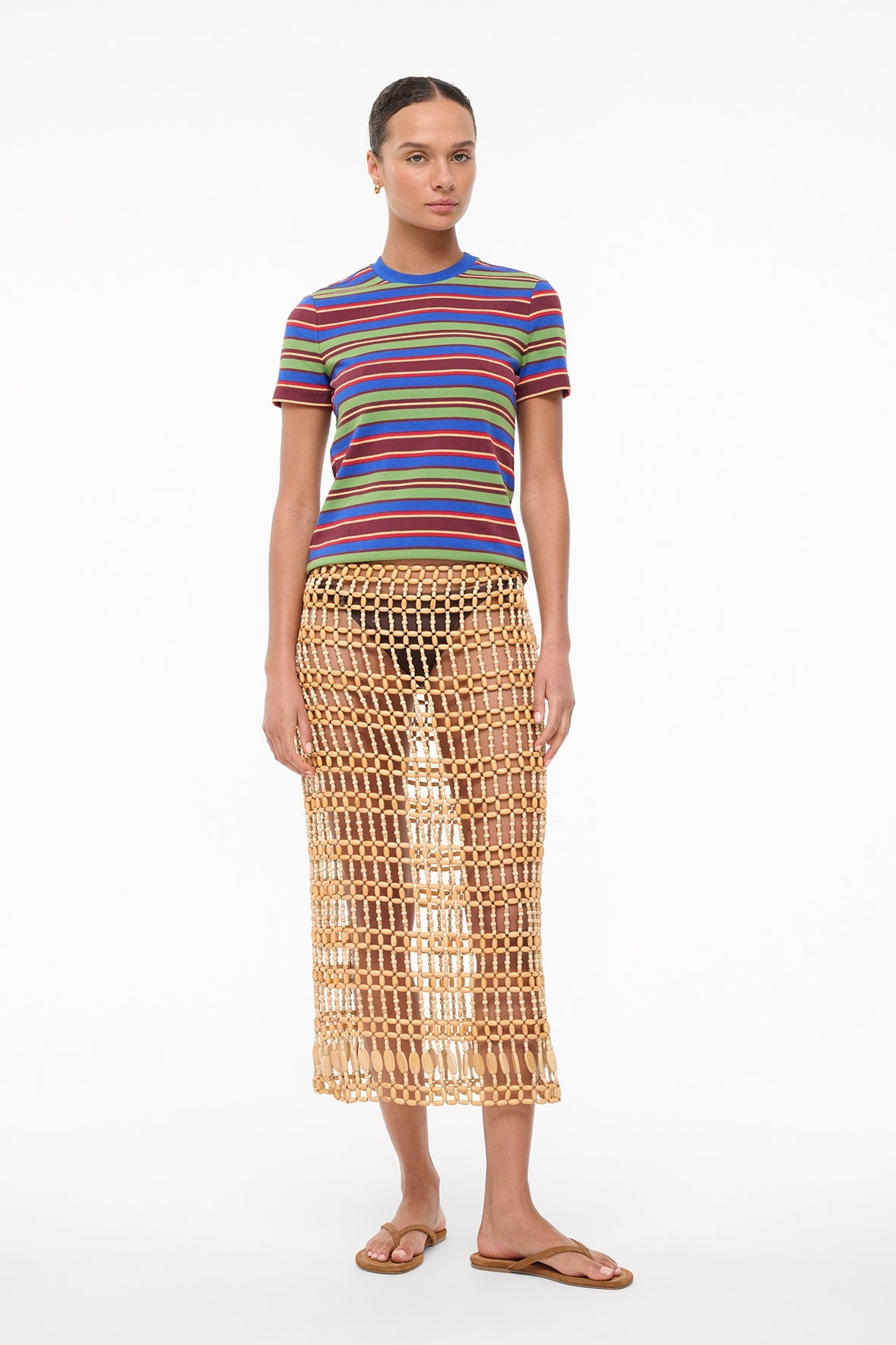 STAUD ABACO SKIRT NATURAL - 4