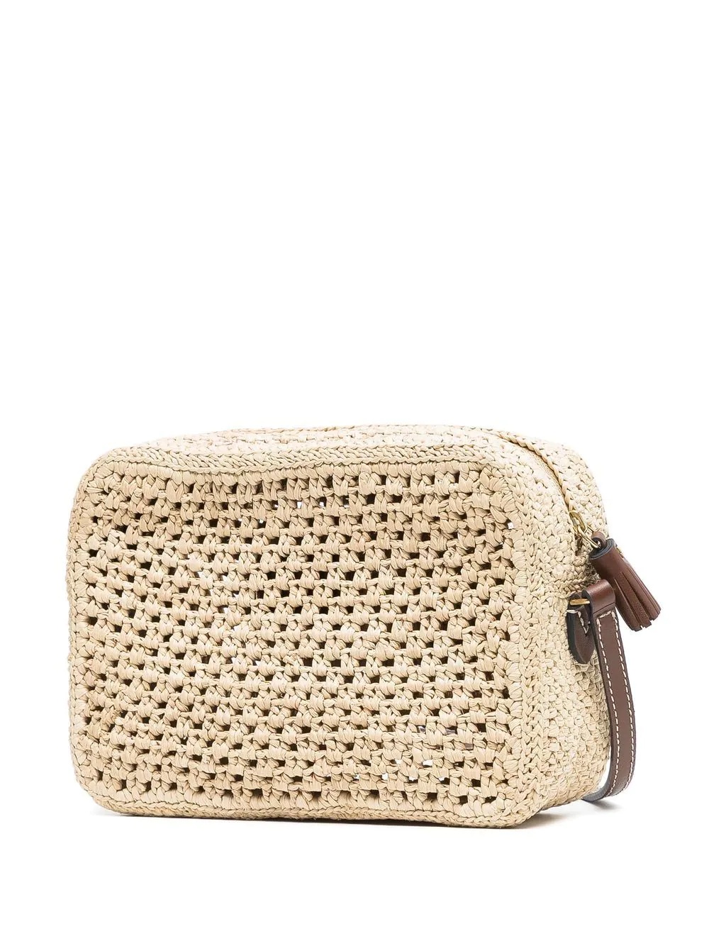 Raffia Eyes crossbody bag - 4