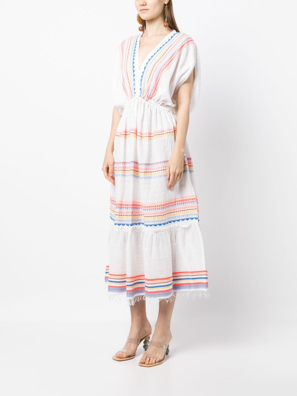 Bekah plunging V-neck dress - 3