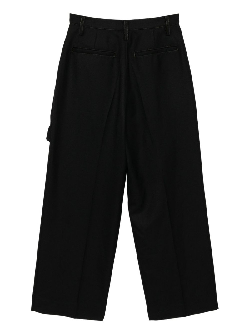 Andersson Bell crossover-wrap trousers outlook