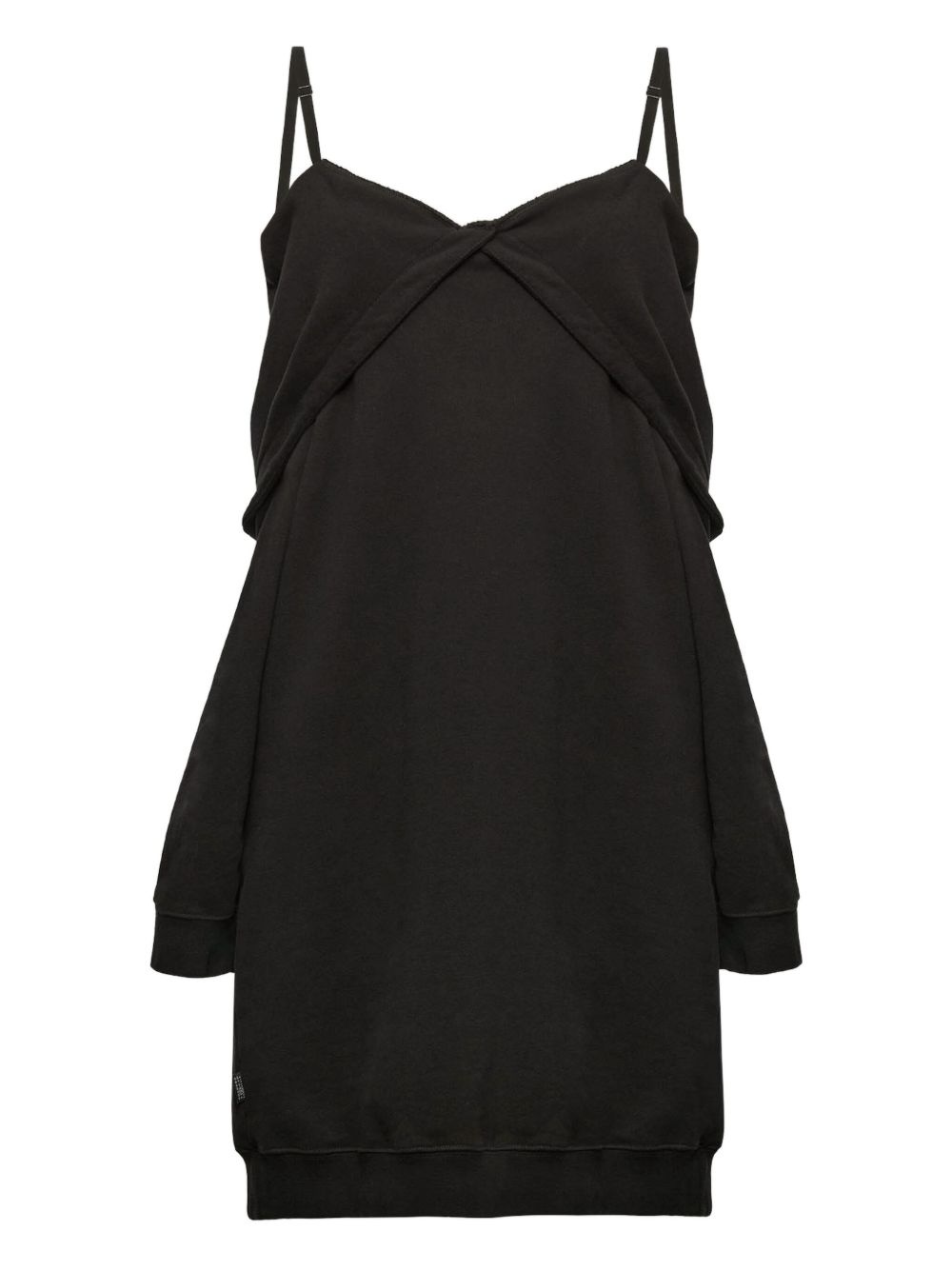sleeveless twisted mini dress - 5