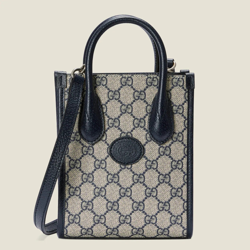 Mini tote bag with Interlocking G 1