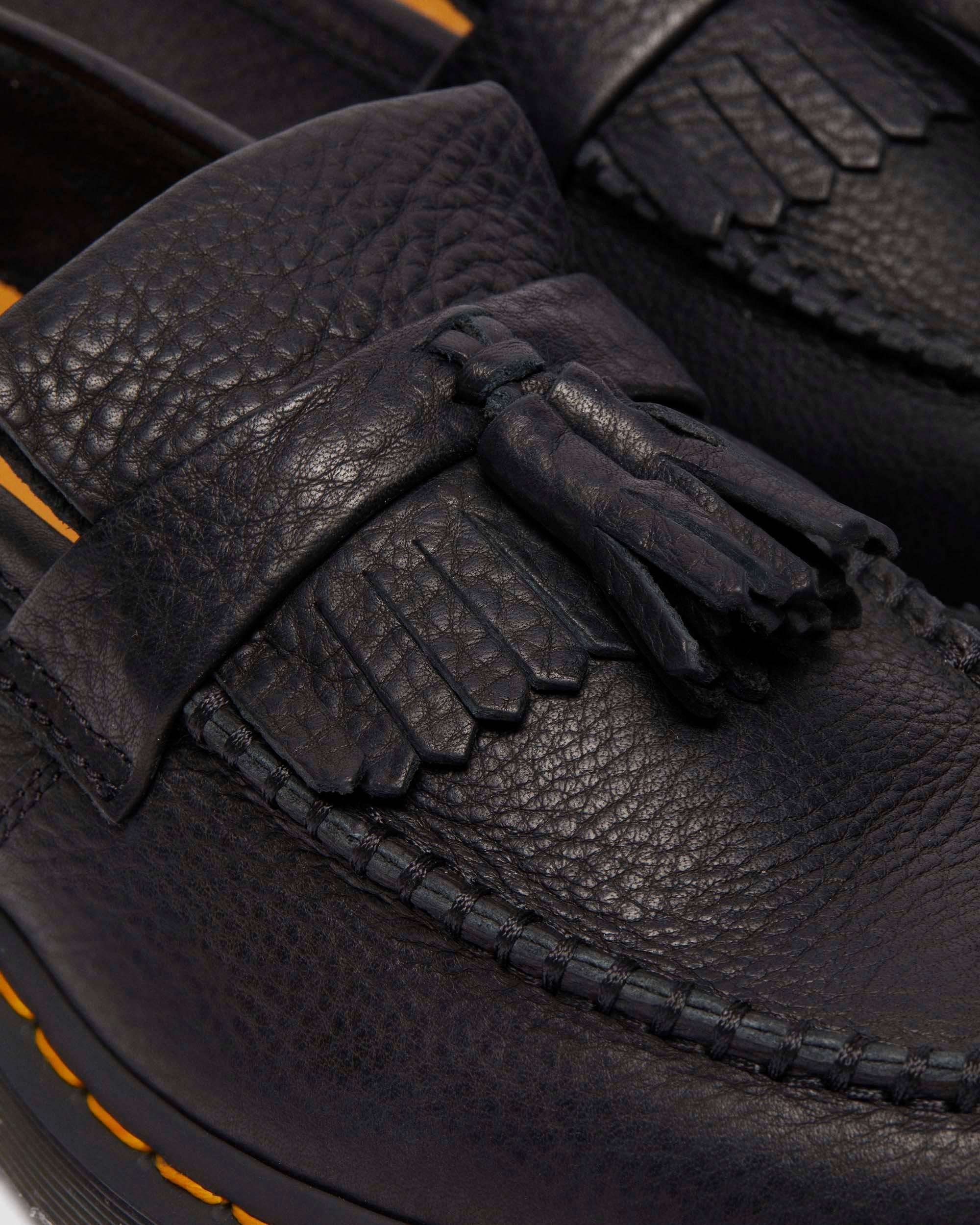 Adrian Yellow Stitch Ambassador Leather Loafers - 4