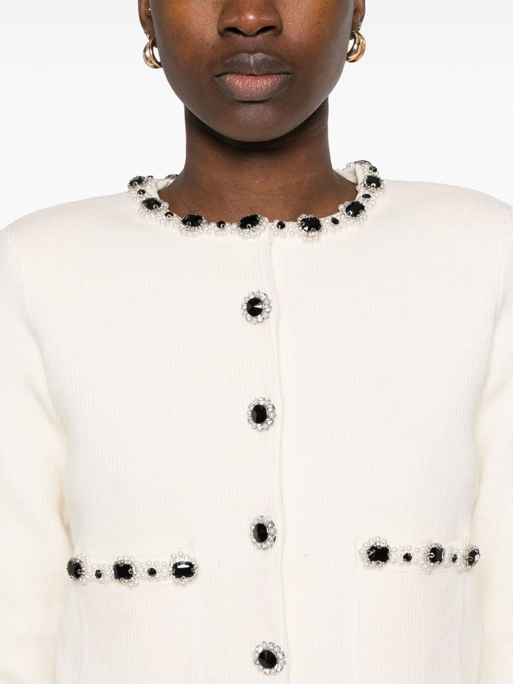 embellished cardigan - 5