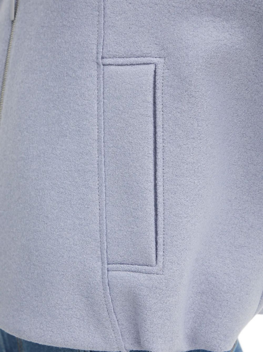 high-neck zip-front jacket - 5