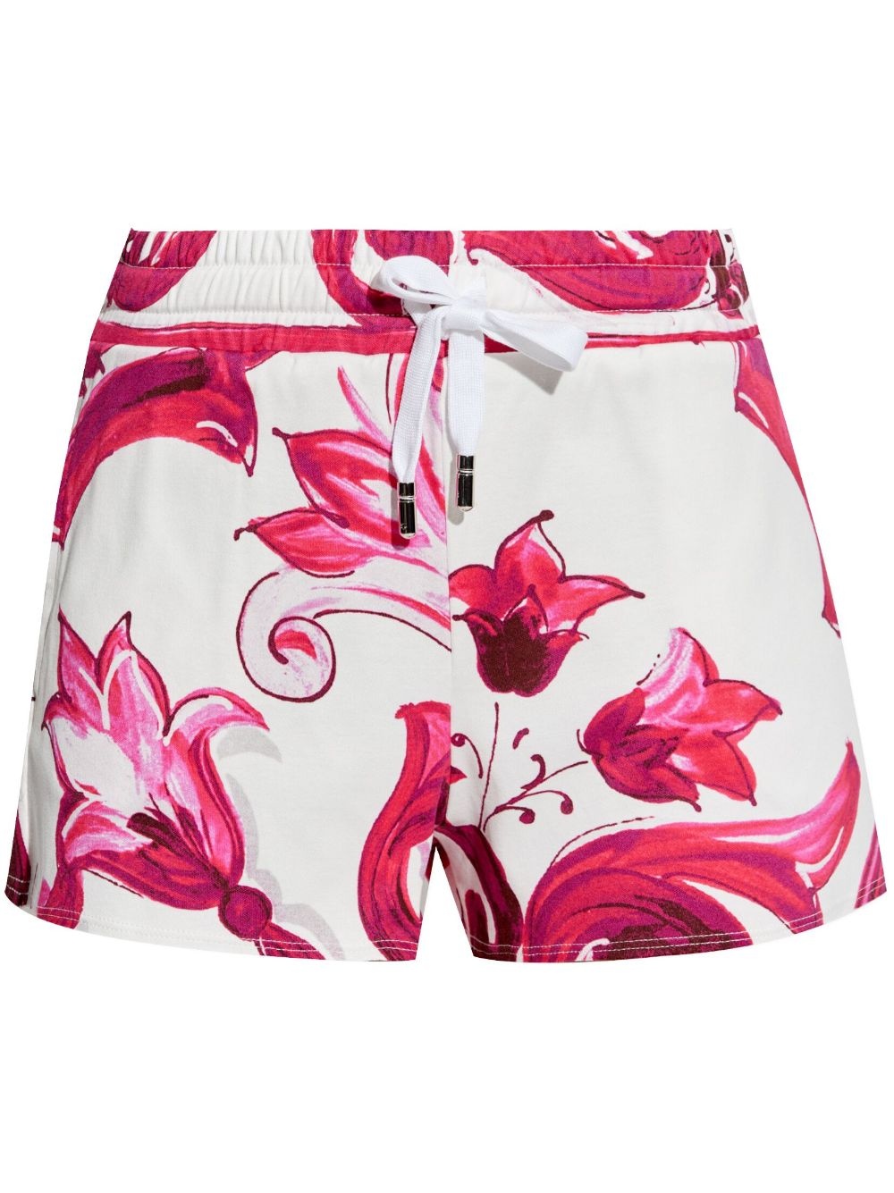 Majolica-print shorts - 1