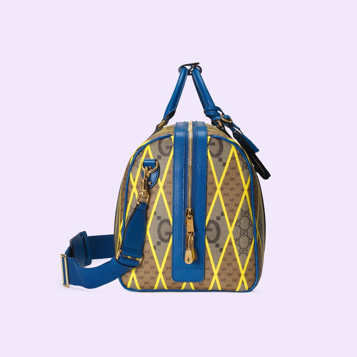 GG rhombus print duffle bag - 4