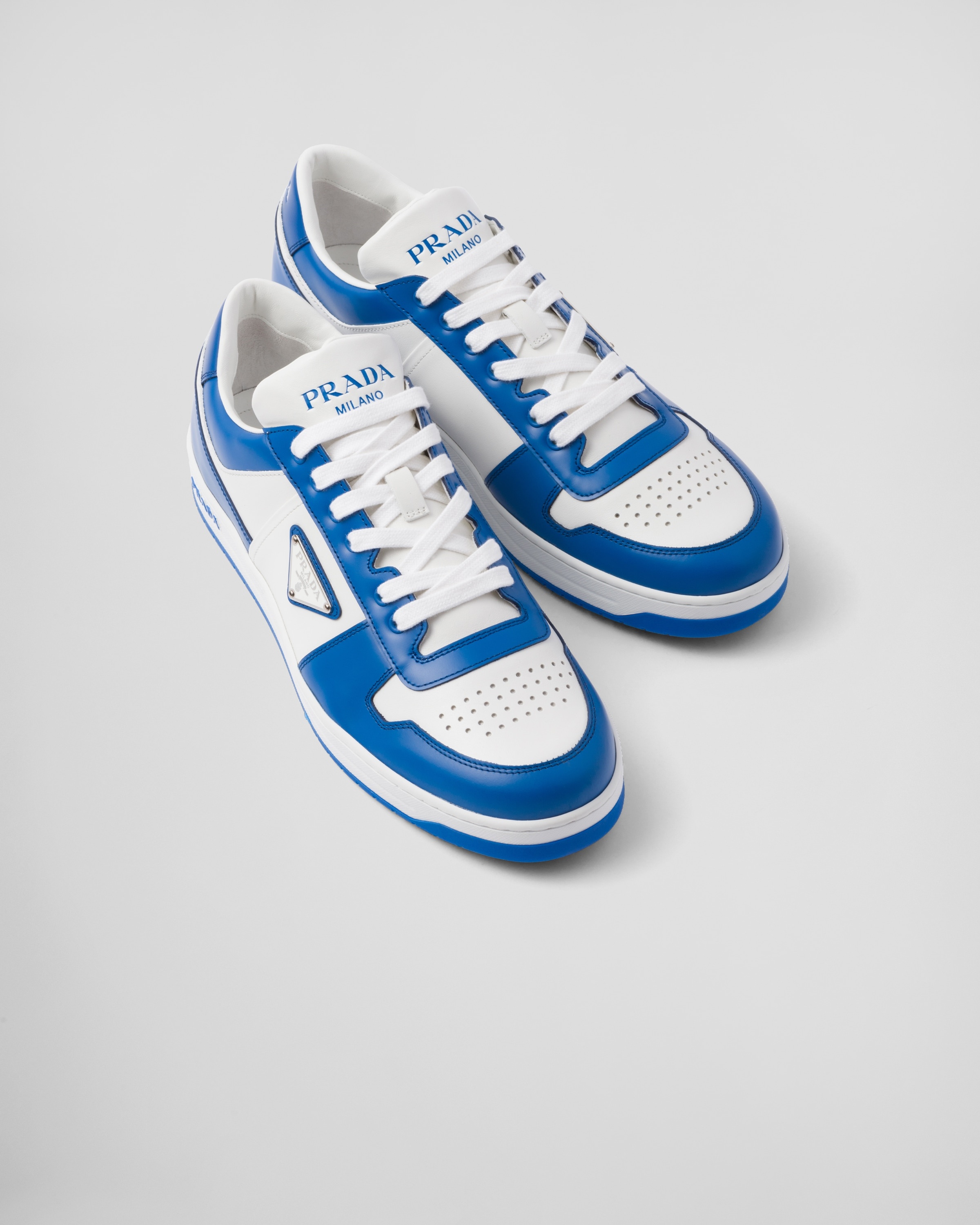 Prada Downtown leather sneakers | REVERSIBLE