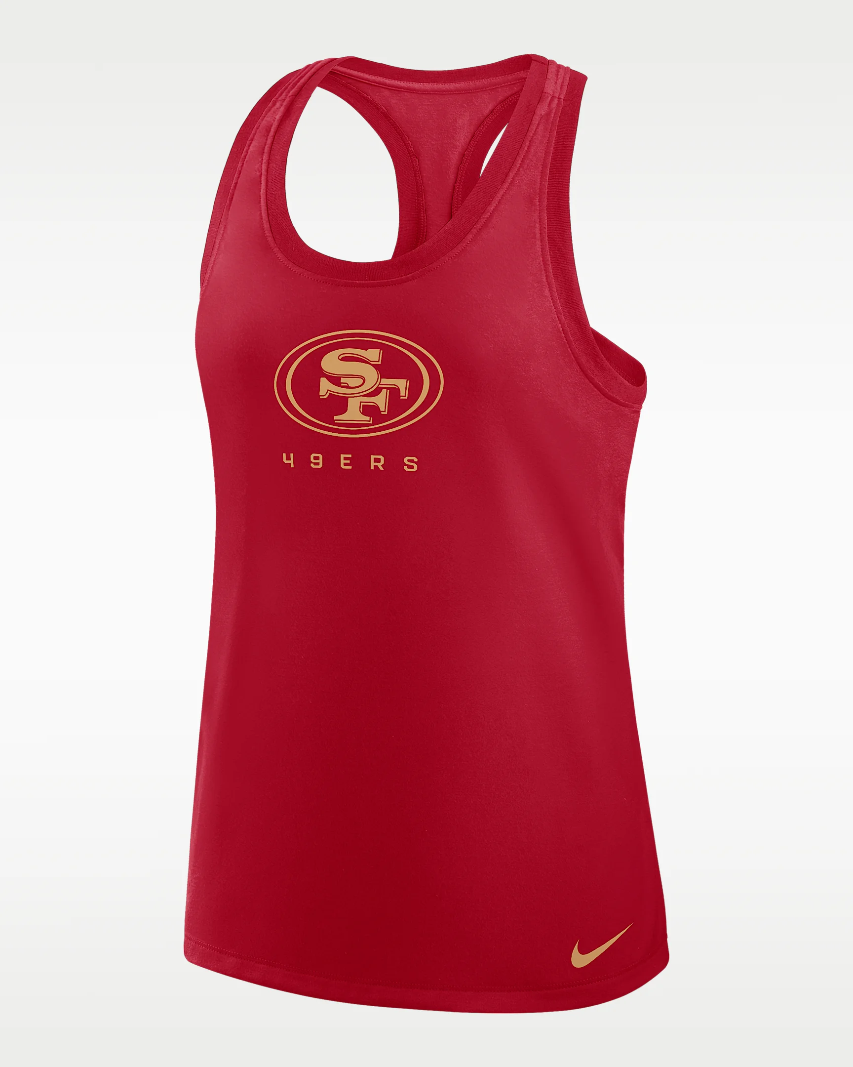 San Francisco 49ers Hurry Up Women's Nike Dri-FIT NFL Racerback Tank Top - 1