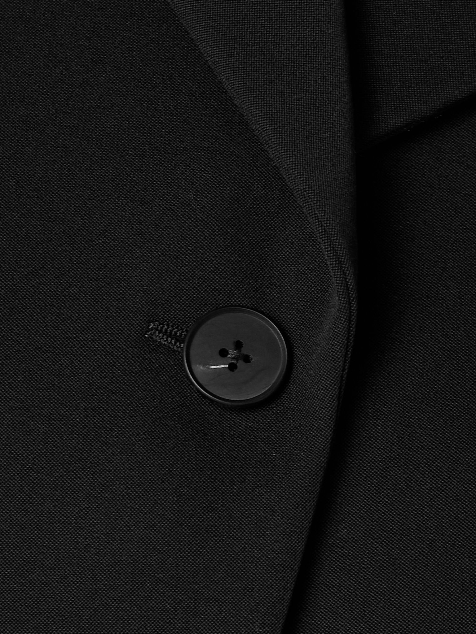 Eudora wool-gabardine blazer Black - 5