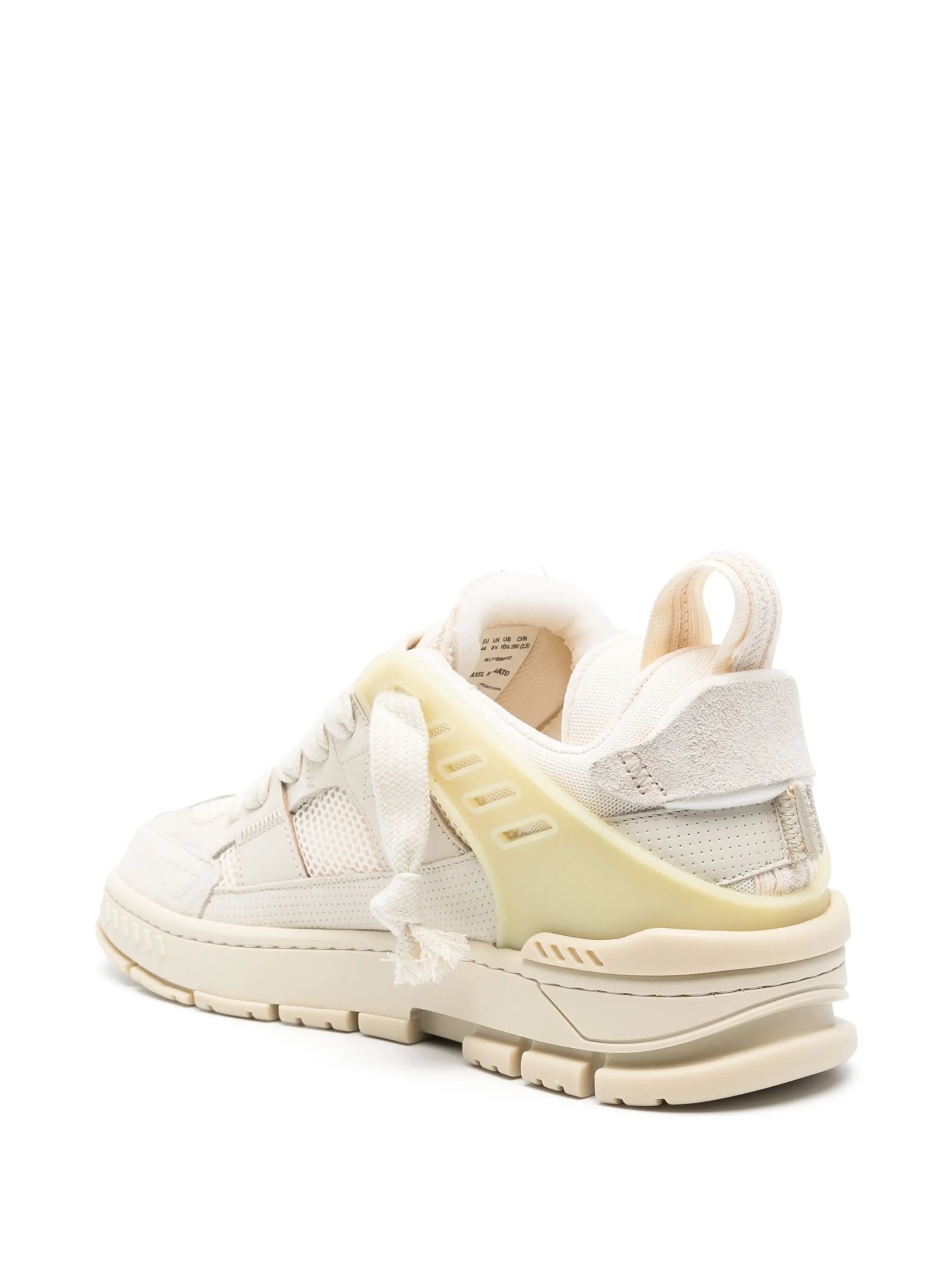 Area Patchwork Leather Sneakers - 2
