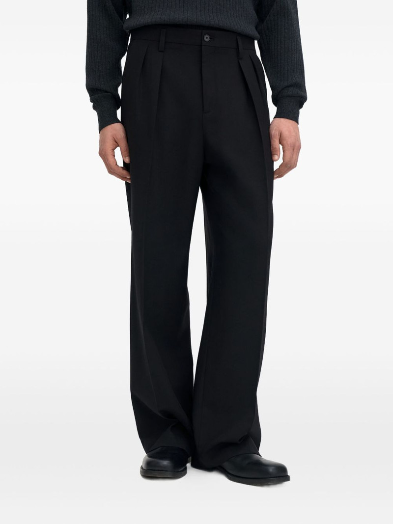 pleated wide trousers 1