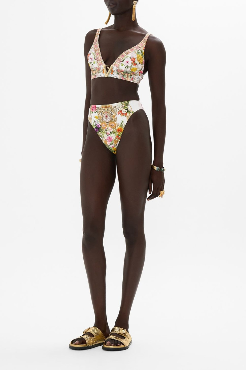 V NECK HARDWARE BRA 4