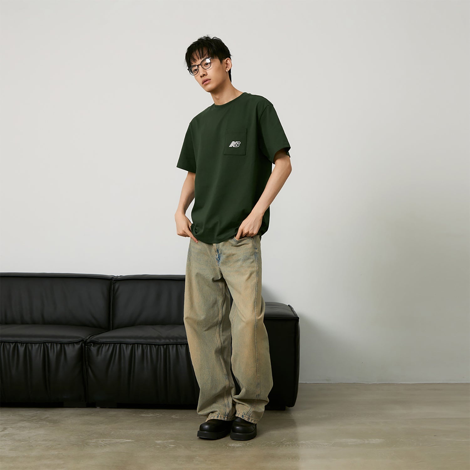 New Balance x Tombonia Graphic T-shirt Lifestyle 'Green' AMT42336-KOU - 4