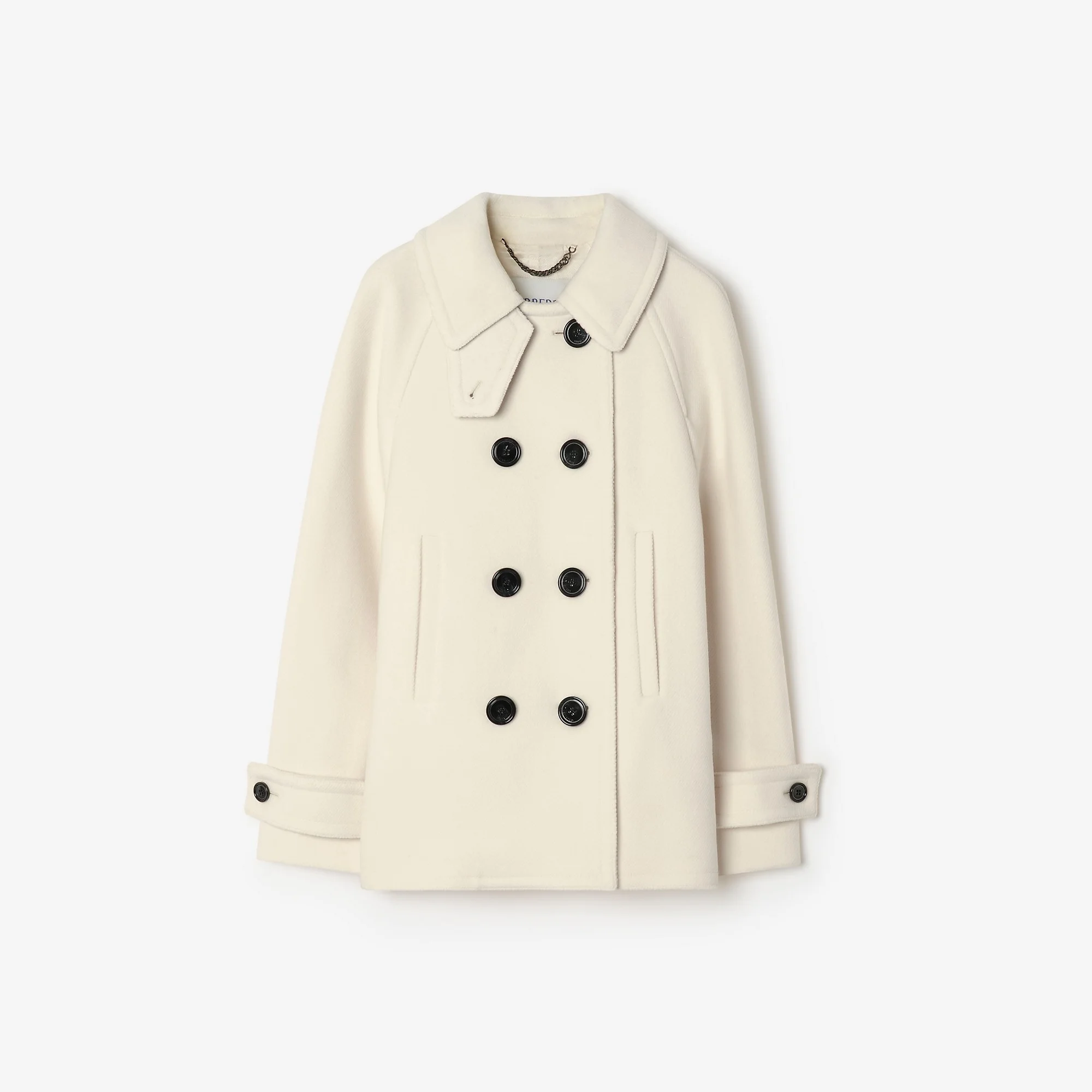 Wool Blend Pea Coat - 1