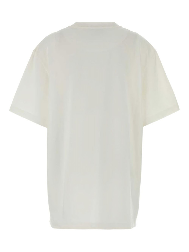 THE ATTICO slit crew-neck T-shirt outlook