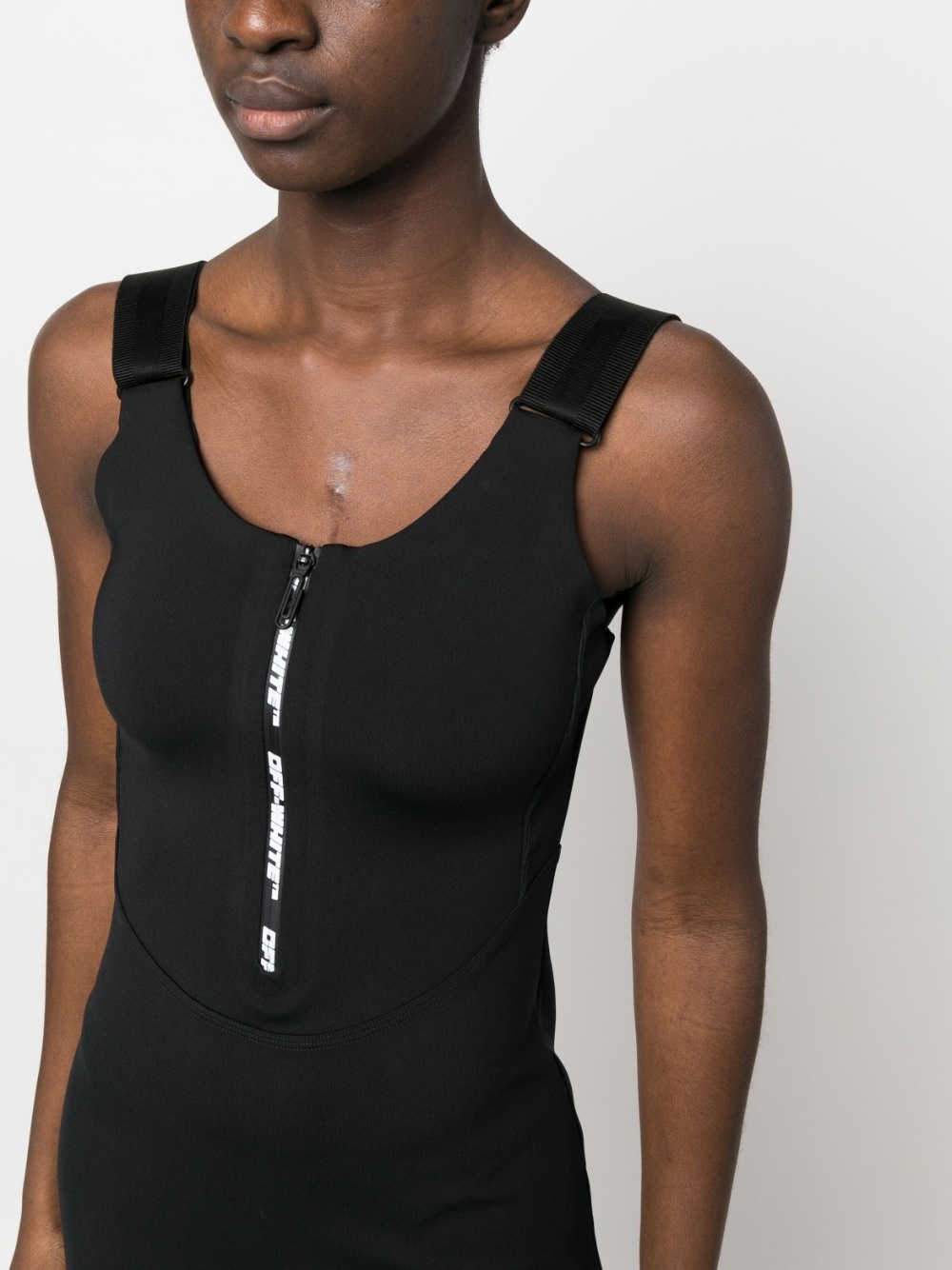 logo-zip minidress - 5