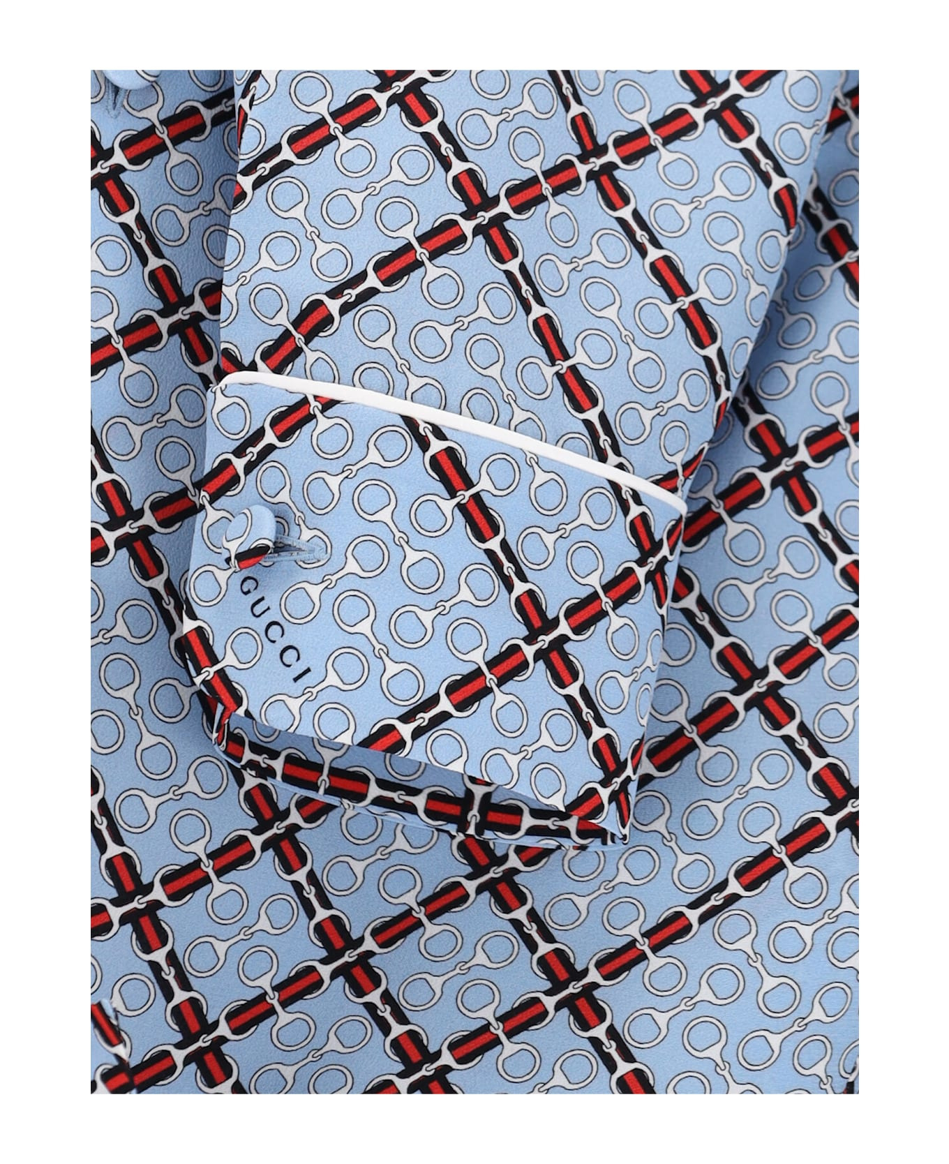 Checked Silk Shirt - 5