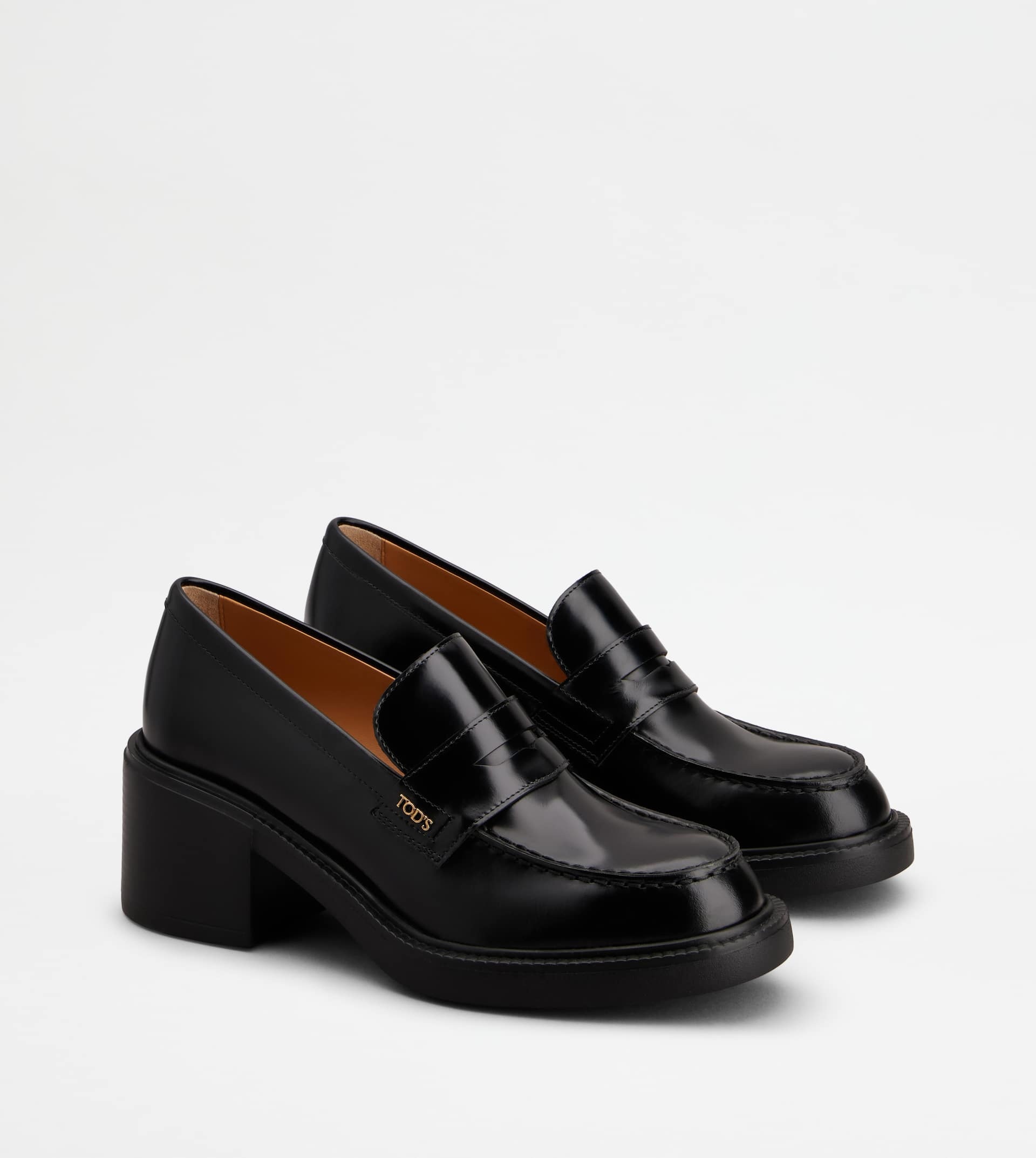 LOAFERS IN LEATHER - BLACK - 2
