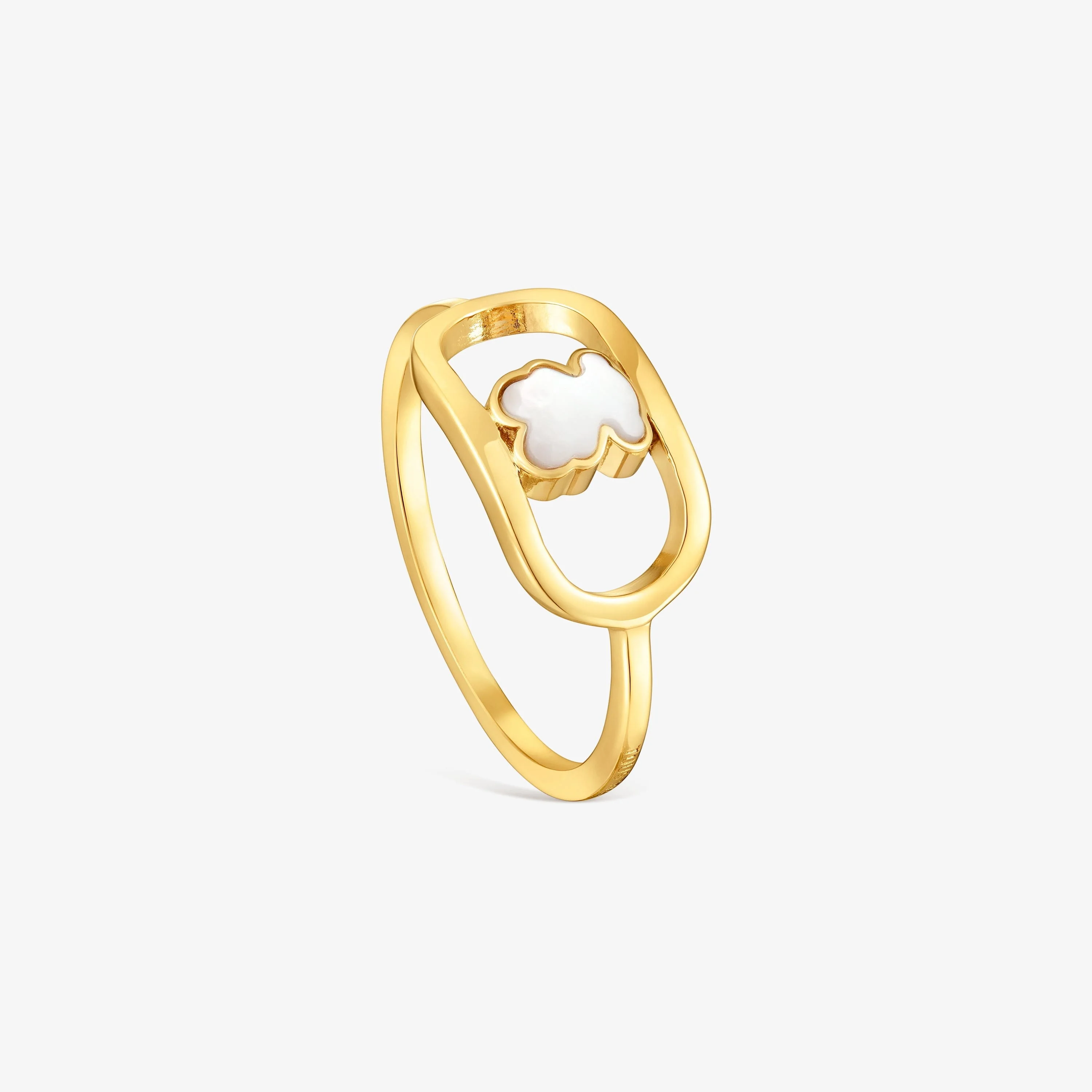 Ring with 18K gold vermeil and mother-of-pearl TOUS Camille - 1