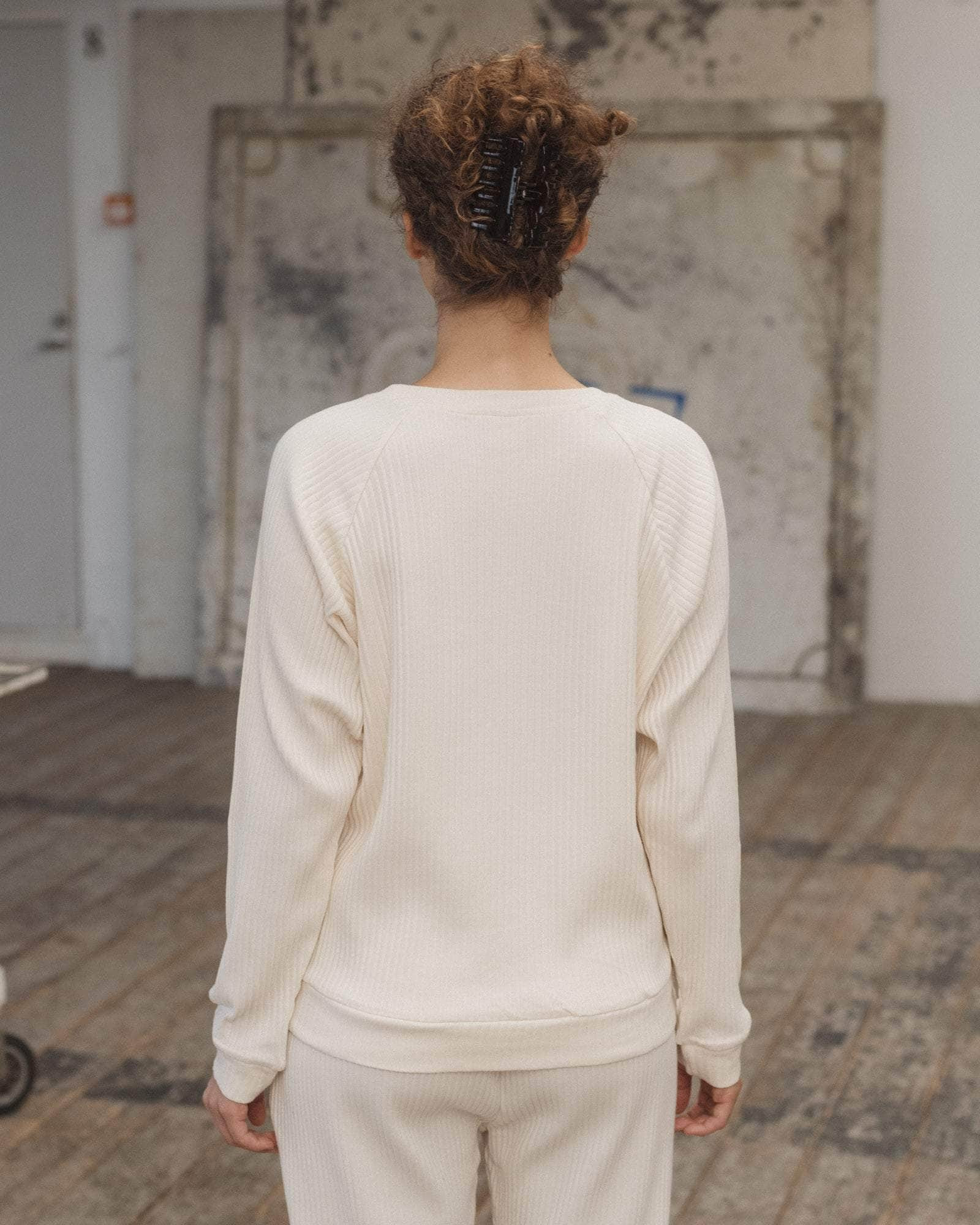 Basic Sweatshirt - Organic Cotton Rib Jersey - 2