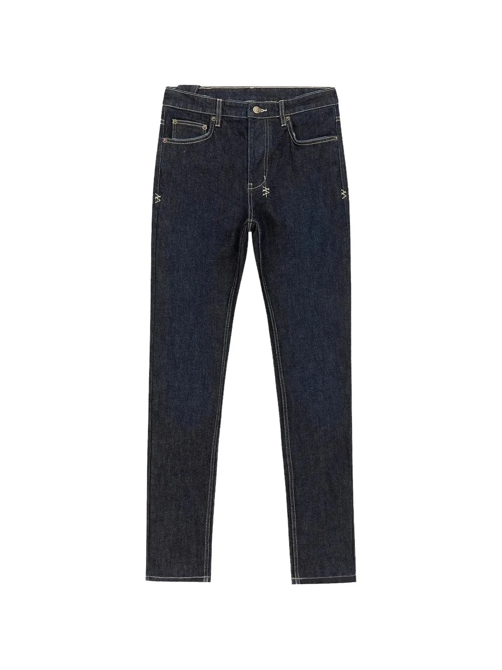 embroidered jeans - 1