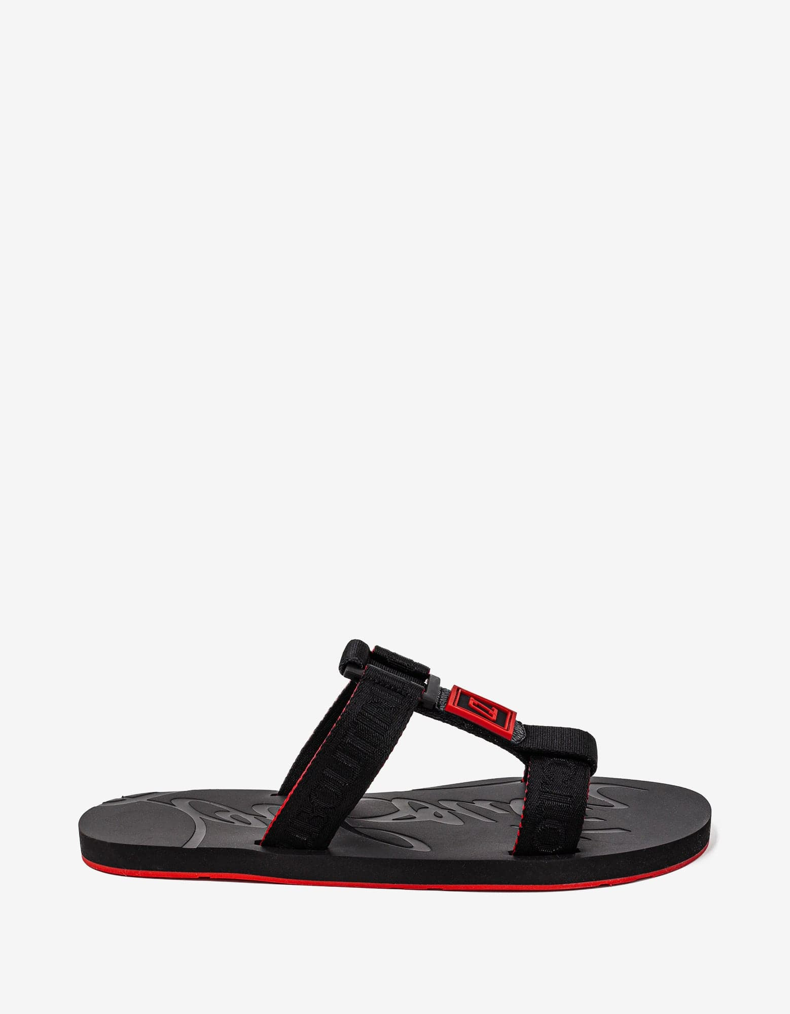 Christian Louboutin Black Surf Sandals - 2