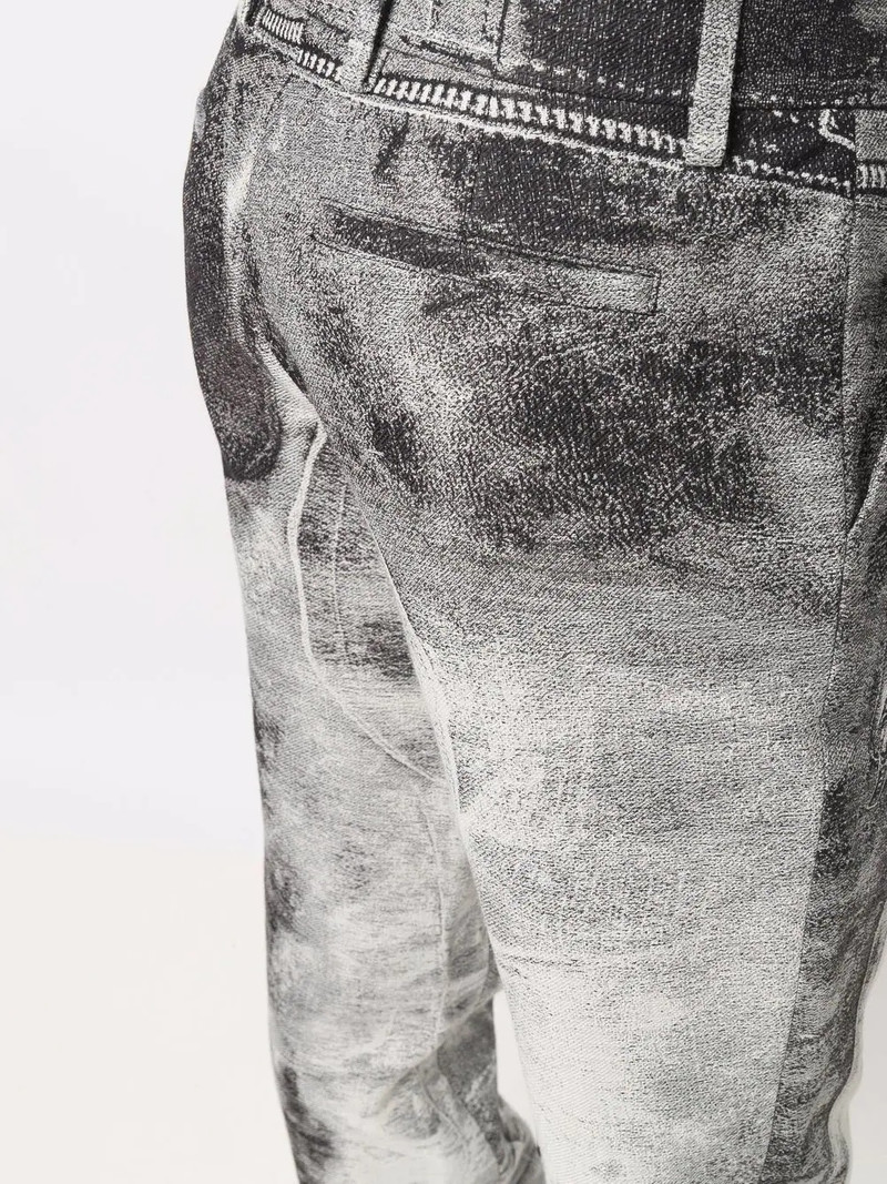 tromp l'oeil straight-leg jeans 5