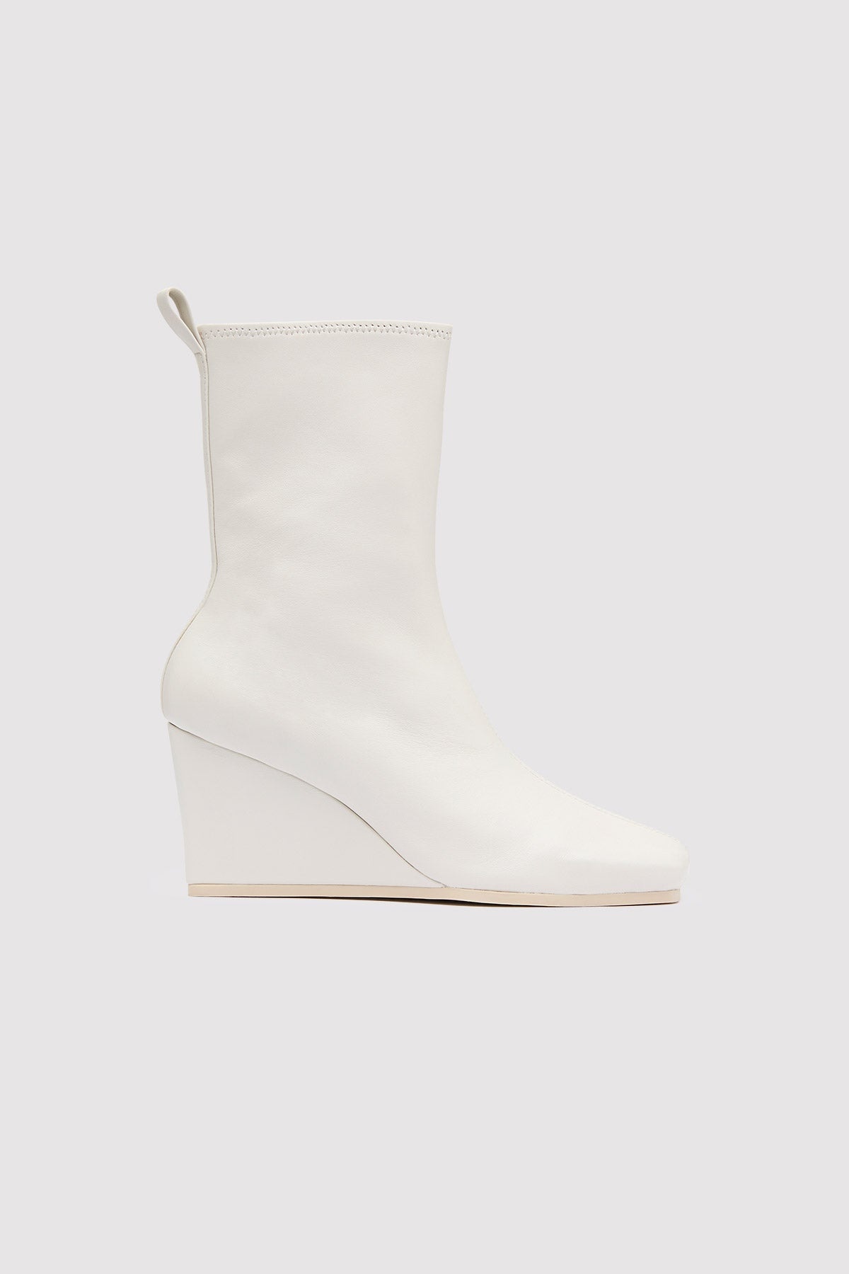 Wedge Boot - Cool White - 3